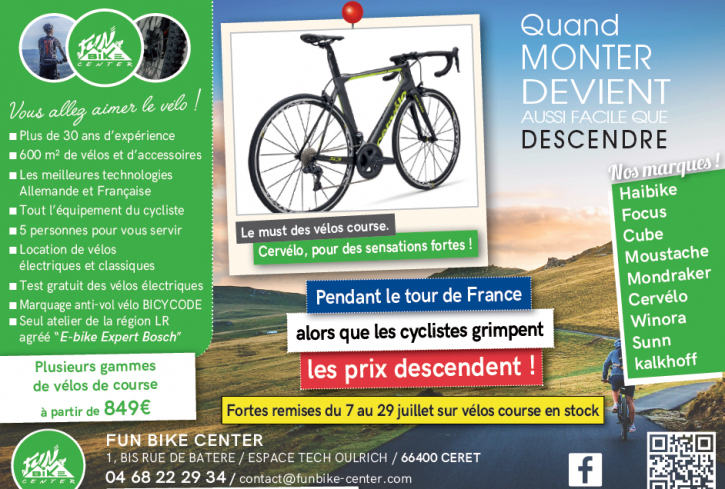Pendant le tour de France 2018 les prix dégringolent! Pendant le tour de France 2018 les prix dégringolent!