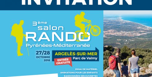 3ème salon RANDO Pyrénées-Méditerranée Invitation