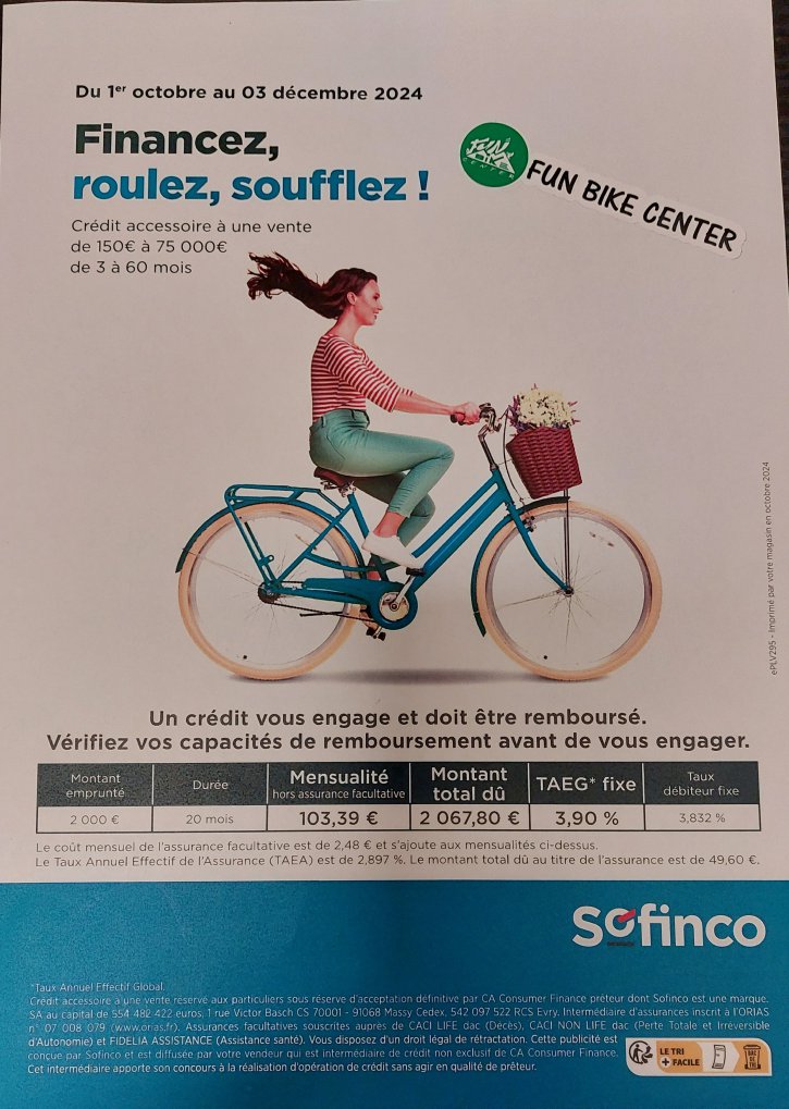 Avec SOFINCO, Roulez tranquille