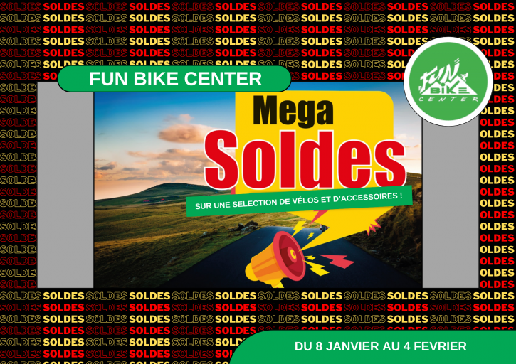 C'EST PARTI POUR LES SOLDES CHEZ FUN BIKE CENTER !