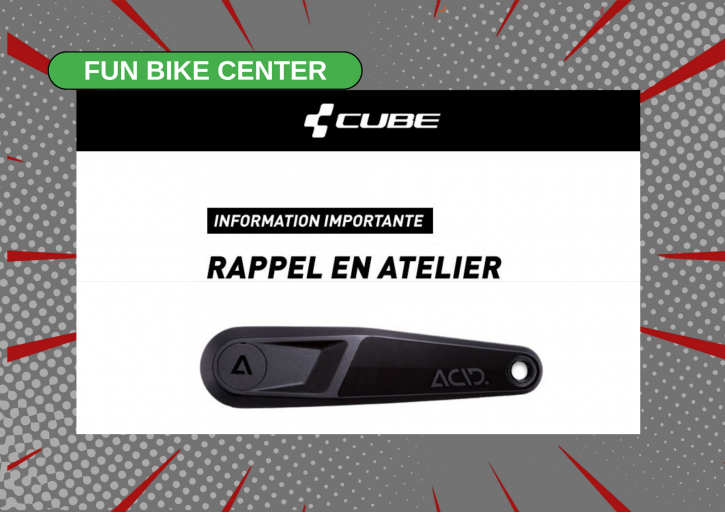 Rappel constructeur CUBE Sécurité avant tout : vérifiez si votre vélo est concerné ! Rappel constructeur CUBE Sécurité avant tout : vérifiez si votre vélo est concerné !