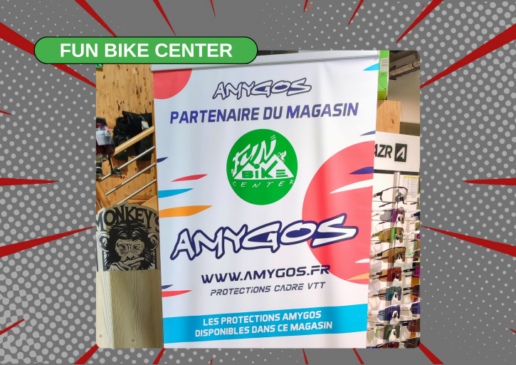 AMYGOS x Fun Bike Center : Protections de cadre et accessoires VTT/VTTAE disponibles en stock à Céret AMYGOS x Fun Bike Center : Protections de cadre et accessoires VTT/VTTAE disponibles en stock à Céret