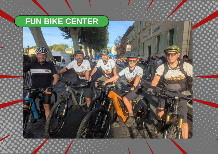 Lquipe Fun Bike Center au cur de la Ronde Crtane !