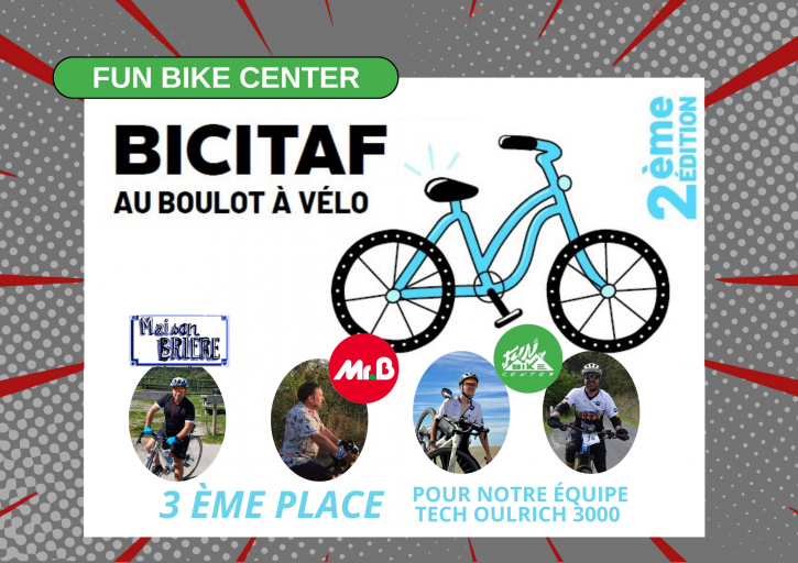 BICITAF 2024 : L'équipe TechOulrich 3000 décroche la 3ème place du défi vélo-taf ! BICITAF 2024 : L'équipe TechOulrich 3000 décroche la 3ème place du défi vélo-taf !