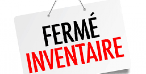 Fermeture mercredi 24 septembre