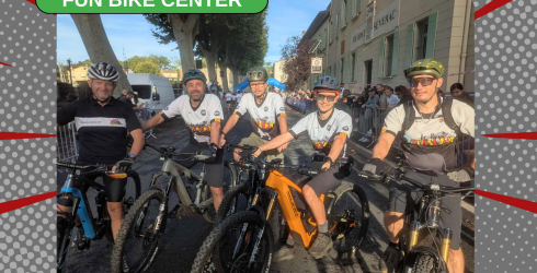 Lquipe Fun Bike Center au cur de la Ronde Crtane !