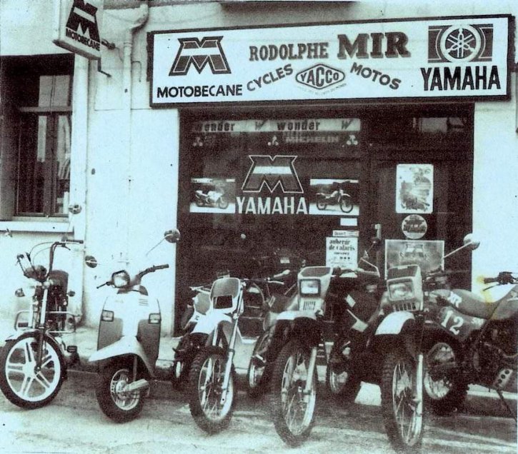 Le premier magasin rue Saint-Férréol à Céret en 1983.