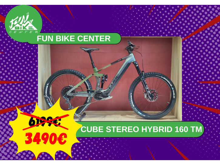 Cube Stereo Hybrid 160 TM Smart System 2023 - Taille M Cube Stereo Hybrid 160 TM Smart System 2023 - Taille M